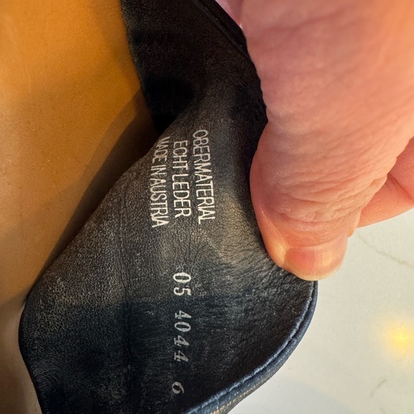 Paul Green Black Leather Slide Sandals Rubber Sole / AU 5 / US 6 - Picture 10 of 11